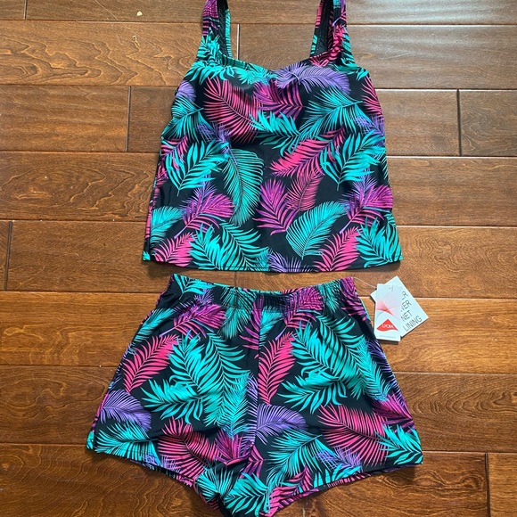 Blair Swim Blair Tropical Palm Leaf Bathing Suit Poshmark